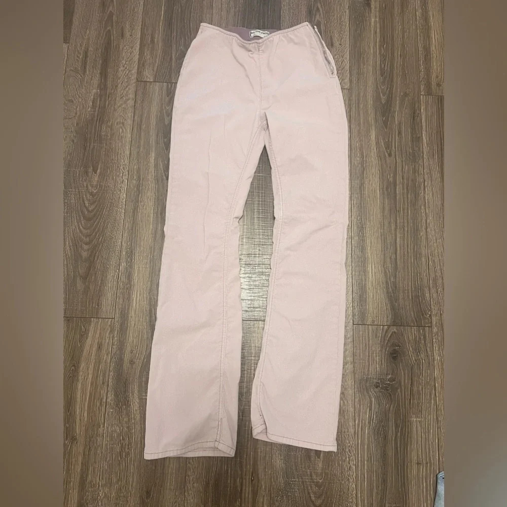 We The Free Women’s Light Lavender Pink Cordoury Flare Pants Size 28